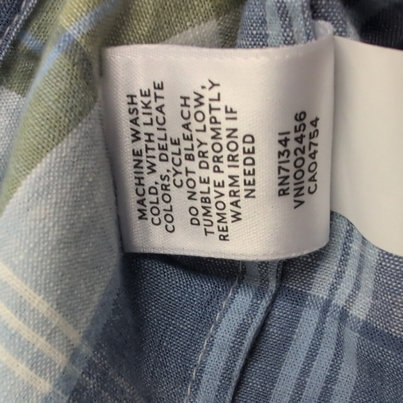 L.L. Bean Women's Signature Camp Shirt Dress, Button-Front Size Medium NWOT35 - Picture 10 of 10